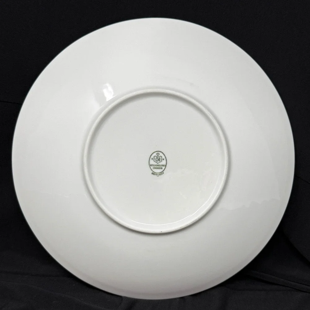 Hutschenreuther Caribe Thistle Soup Coupe Bowls 8.5